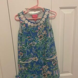 Lilly Pulitzer Blue Floral Dress